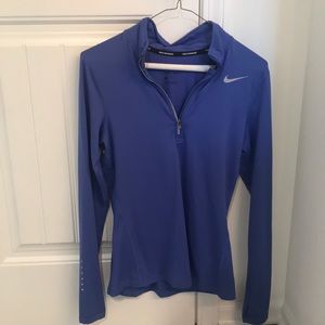 Nike quarter zip running shirt